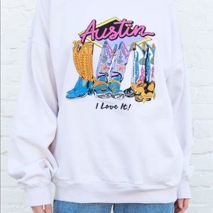 AUSTIN TEXAS BRANDY MELVILLE CREWNECK